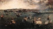 BRUEGEL, Pieter the Elder Naval Battle in the Gulf of Naples fd USA oil painting reproduction